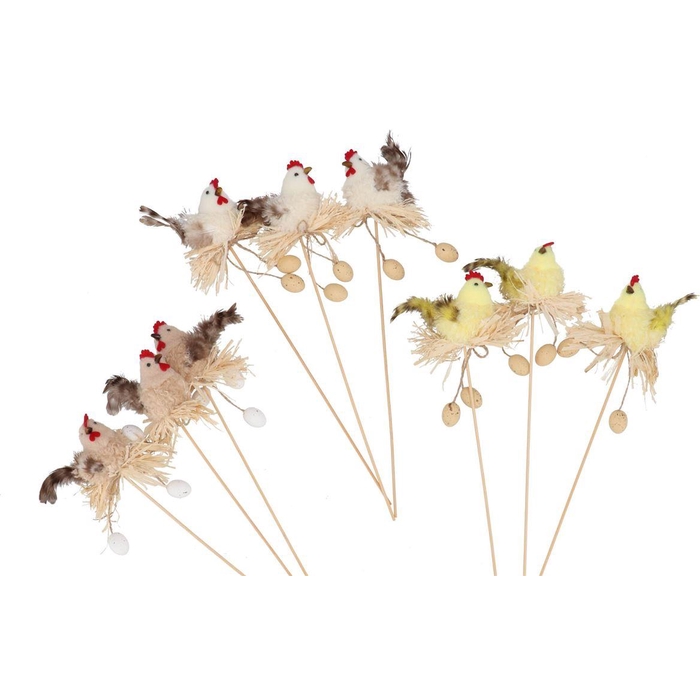 <h4>Pick Easter Fun Natural Brown Mix Chickeggs Ass 9x</h4>