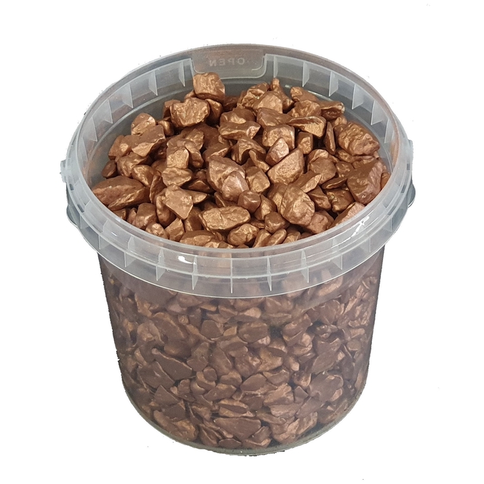 <h4>Rocks 1 ltr bucket Copper</h4>