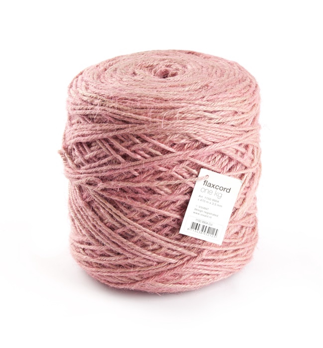 FLAXCORD 3,5MM 1KG pink