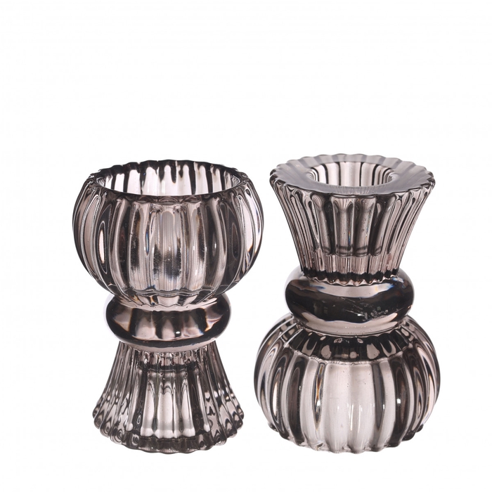 <h4>Homedeco Candle holder Duo d06*8cm</h4>