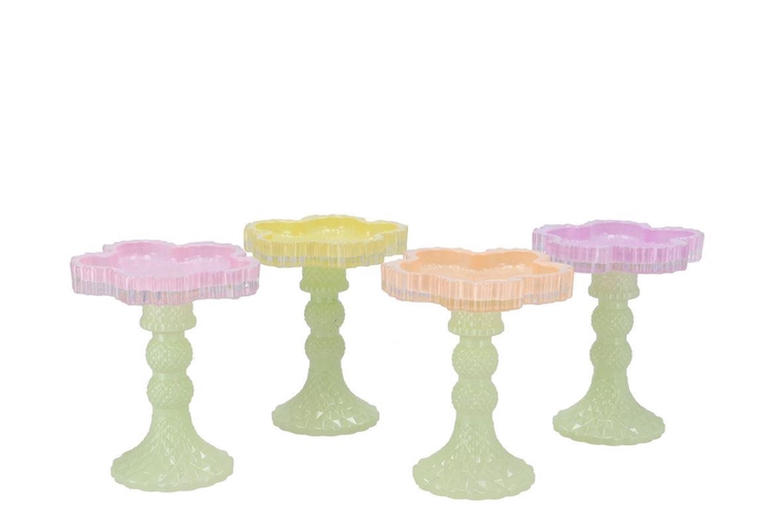 <h4>Bicolore Pastel T-light Bloom Milky Ass 12x15cm</h4>