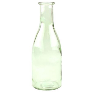 Vase Glass Green D6xh18