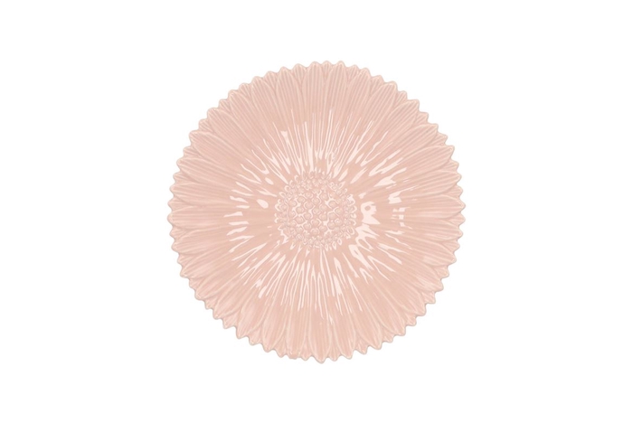 <h4>Bloom Daisy Plate Peach 17x17x4cm</h4>