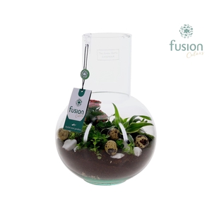 Green Bottle Suzanne Medium met Pasen arrangement