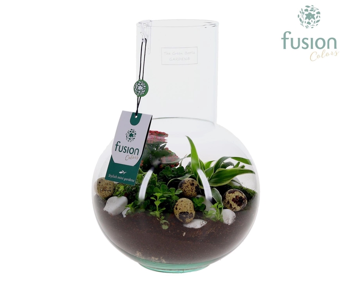 <h4>Green Bottle Suzanne Medium met Pasen arrangement</h4>