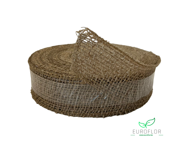 RIBBON JUTE 5CM 40M