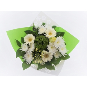 Bouquet Biedermeier Medium White