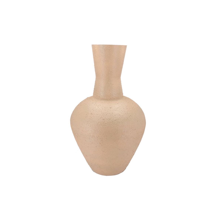 <h4>Fiore Sand Vase Textured Iron 44x44x69cm Nm</h4>