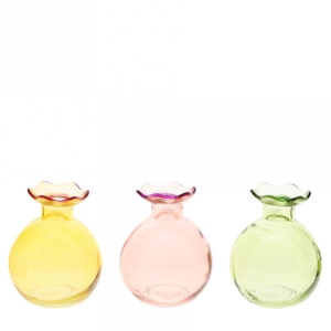 Glas Vaas Blossie d09*11cm