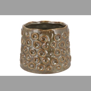 Alora Majestic Green Pot 20x20x16cm