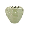 Lima Pistache Vase Carve 36x36x33cm