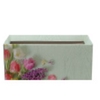 CACHEPOT DUPLO 15 MADEIRA COM FLORES  C/10un