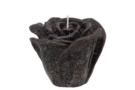 <h4>Candle Roos Black 11x9cm Nm</h4>