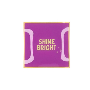 Plate Square Shine Bright 18x18x2cm