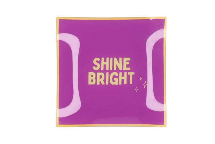 <h4>Plate Square Shine Bright 18x18x2cm Nm</h4>