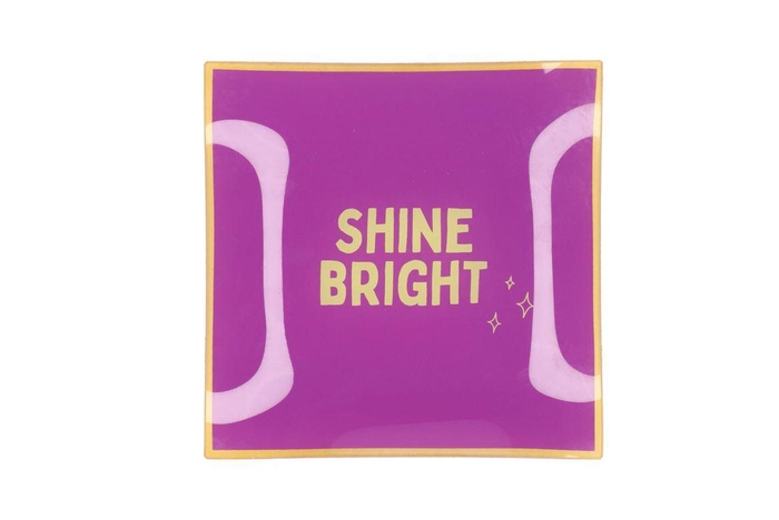 <h4>Plate Square Shine Bright 18x18x2cm</h4>