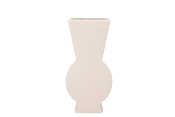 <h4>Lisboa White Vase Dazzle 19x7x38cm Nm</h4>