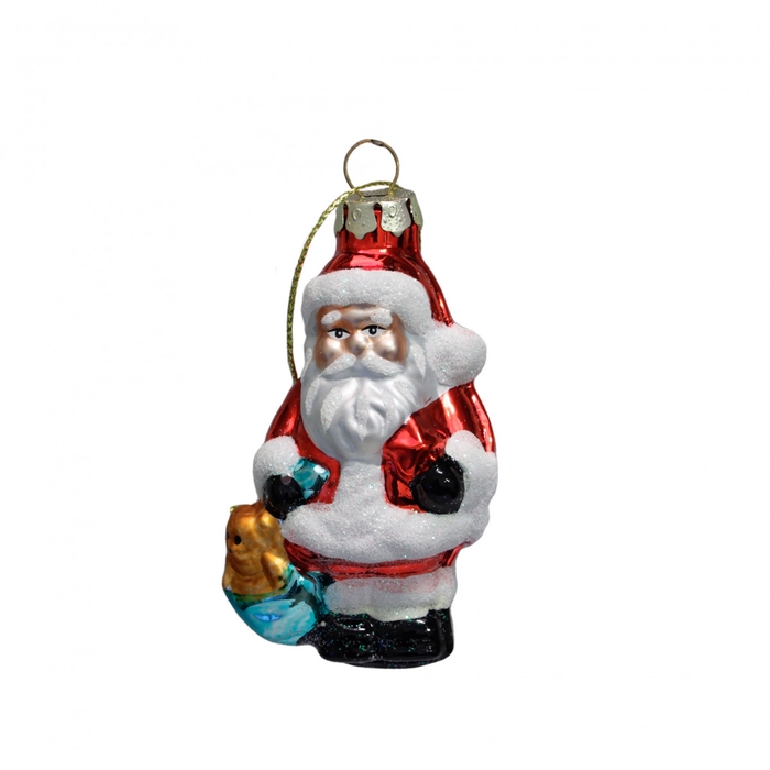 <h4>Opruiming Kerst Bal kerstman 90mm</h4>