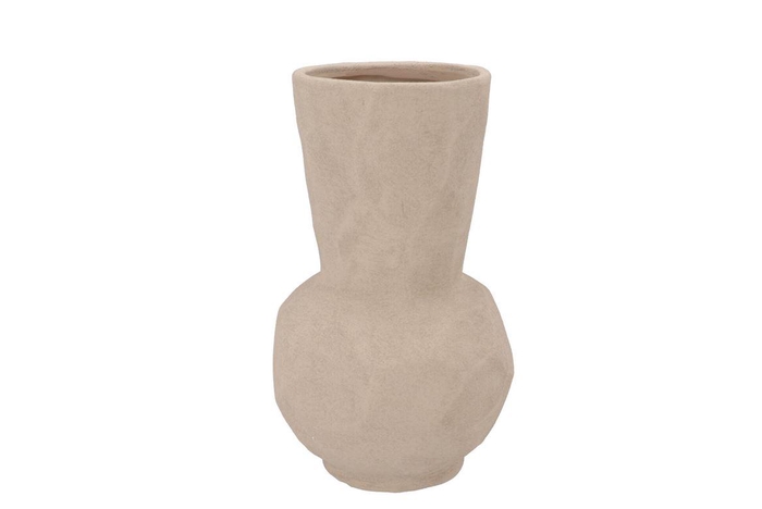 <h4>Lisboa White Vase Curved 20x20x33cm Nm</h4>