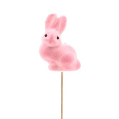 <h4>Easter Stick 50cm rabbit flock 8cm</h4>