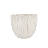 Lima White Pot Round 17x17x14cm