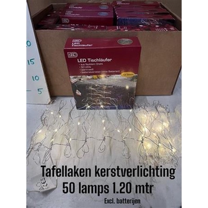 Tafellaken Ledverlichting 50 Lamps 120cm