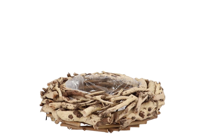 <h4>Wreath Stonewood Planter 25x9cm</h4>