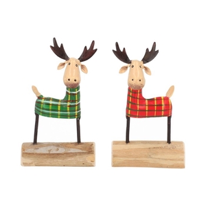 DECO Deco Natal Moose 2 Ass L9W5H14 (912434015)