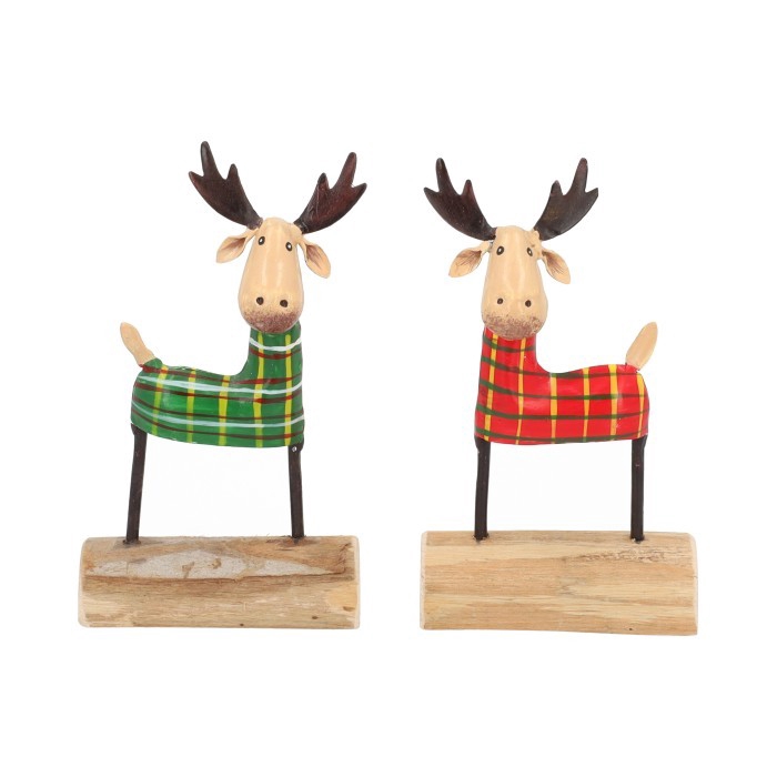 <h4>DECO Deco Natal Moose 2 Ass L9W5H14 (912434015)</h4>