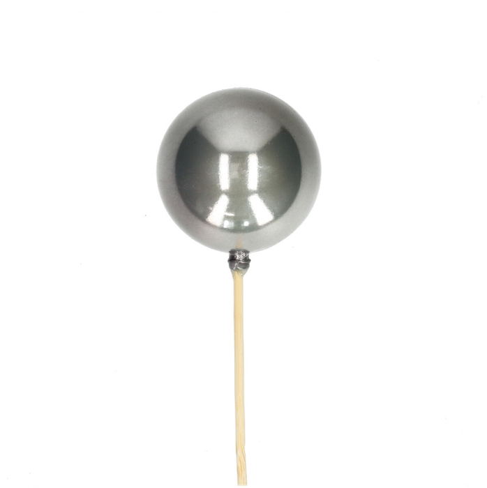 <h4>Kerst bijsteker 50cm Kerstbal pearl d06cm</h4>