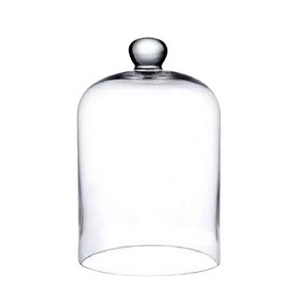 Glass Cloche knob  d18*30cm