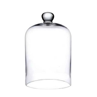 <h4>Glass Cloche knob  d18*30cm</h4>