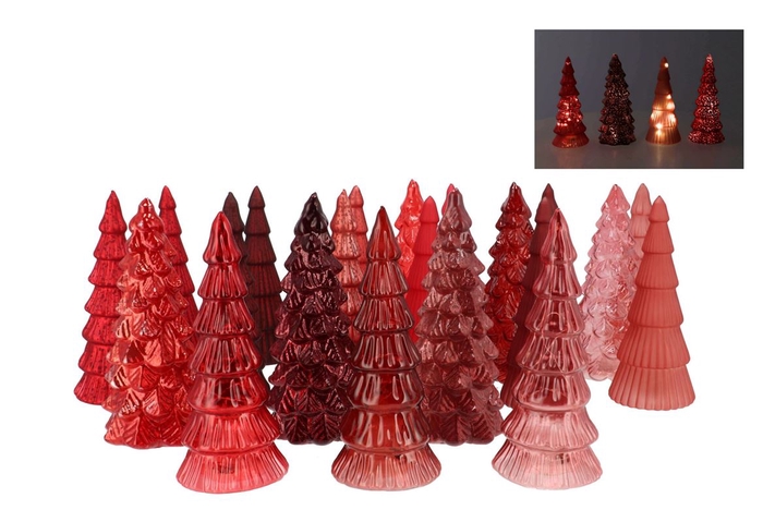 <h4>Twinkle Red Mix Glass Tree Lights Ass 9x22cm Nm</h4>