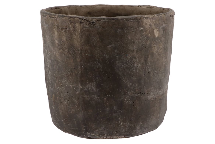 <h4>Iron Stone Grey Pot 30x28cm</h4>