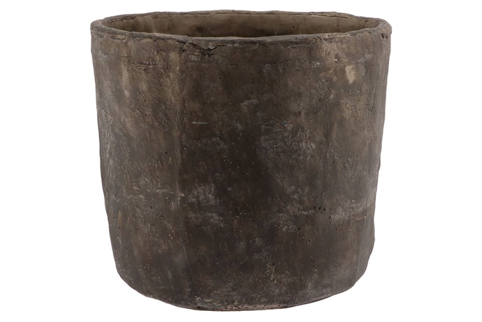 <h4>Iron Stone Gris Pot 30x28cm</h4>