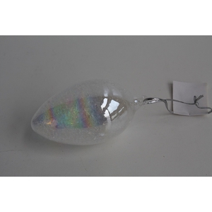 GLASDRUPPEL 8CM NACRE
