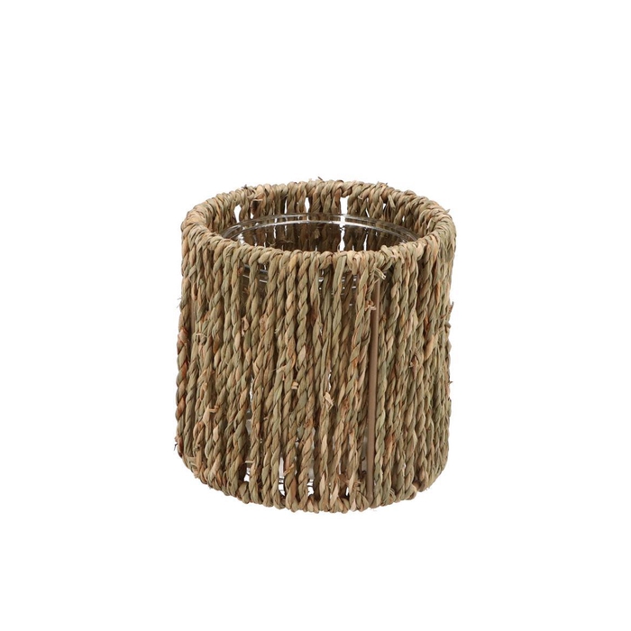 <h4>Inca Natural Holder Glass 12x12cm</h4>