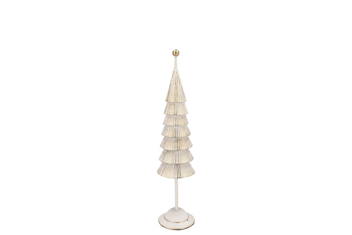 <h4>Evy Nordic Silver Xmas Tree Metal 11x46cm</h4>