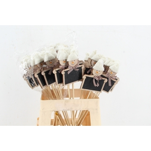 Stick Board Snowman 12cm 86759