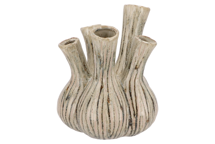 Aglio Green Active Glaze Vase 26x35cm