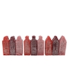 Amsterdam House Red Mix Candle 7x7x20cm