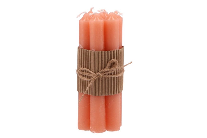 <h4>Candle Crown Peach Per 7 2x16cm Nm</h4>