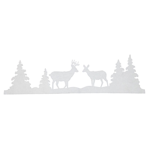 DF12-RN-62510 - Snow garland reindeer 25x100cm