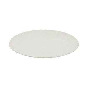 PLATE MELAM RIBBLE H3D33 white