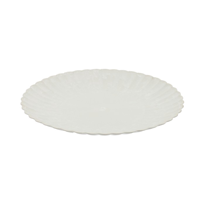 <h4>PLATE MELAM RIBBLE H3D33 white</h4>