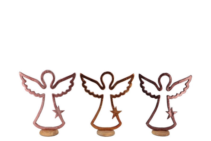 <h4>Cosmo Copper Mix Angel On Foot Ass 20x7x24cm</h4>