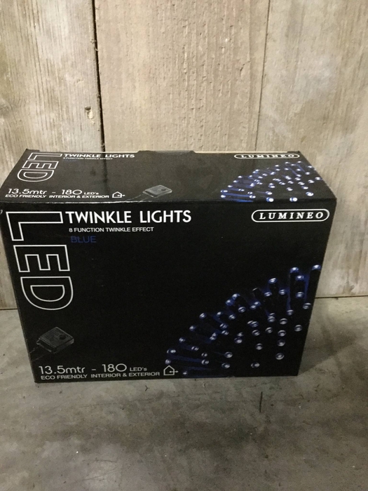 TWINKLE LIGHTS BLUE 13,5M 180LAMPJES