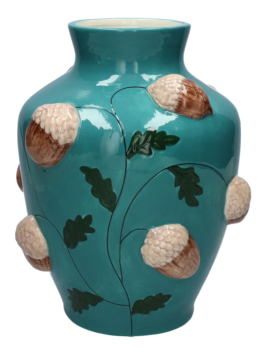 <h4>DF03-730383900 - Vase Elvin d10.5/22xh25.5  blue</h4>