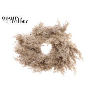 Pampas Wreath Small Ø 15cm Natural