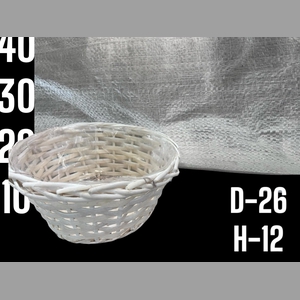 MAND WIT ROND D26XH12
